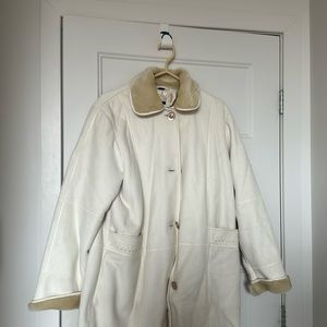 Suede and fur jacket